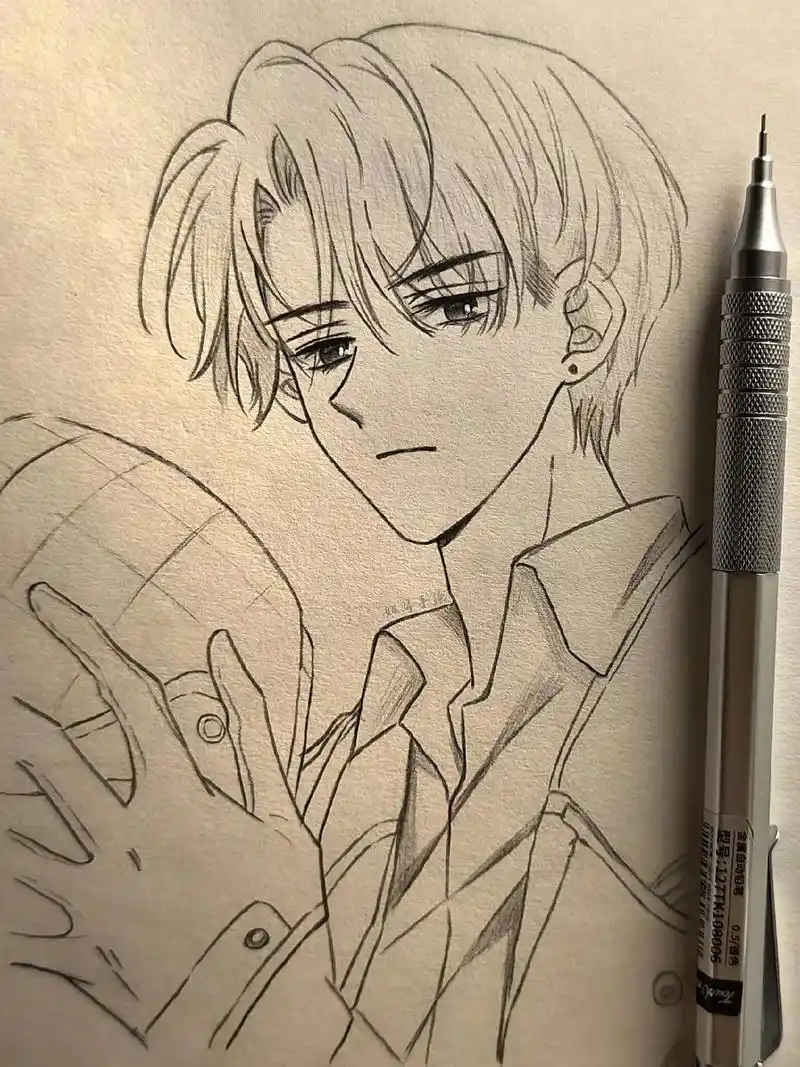 适合初学者临摹的一些动漫绘画.#手绘 #临摹 #绘画过程 # - 抖音