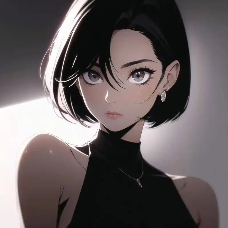 旧漫头像|超a短发穿西装的高冷御姐