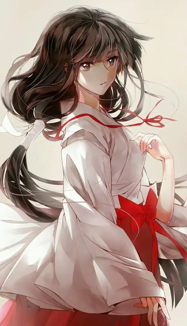 犬夜叉里美貌与实力并存的巫女,犬夜叉心爱的女人桔梗美图