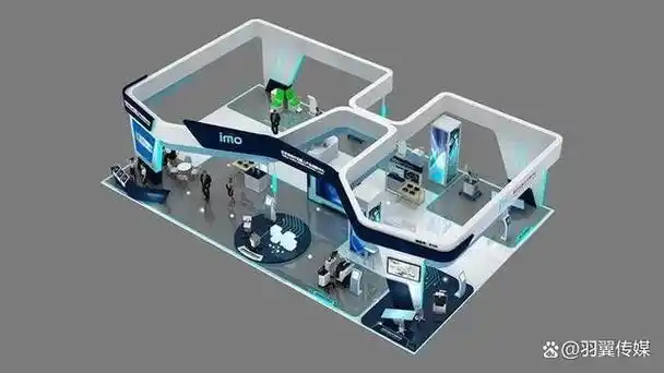 式,环绕式,混合式,无论采取哪种方式布局,展台的设计效果图甚至结构图