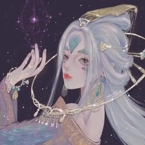 天秤座霸气图片女生,天秤座动漫古风少女