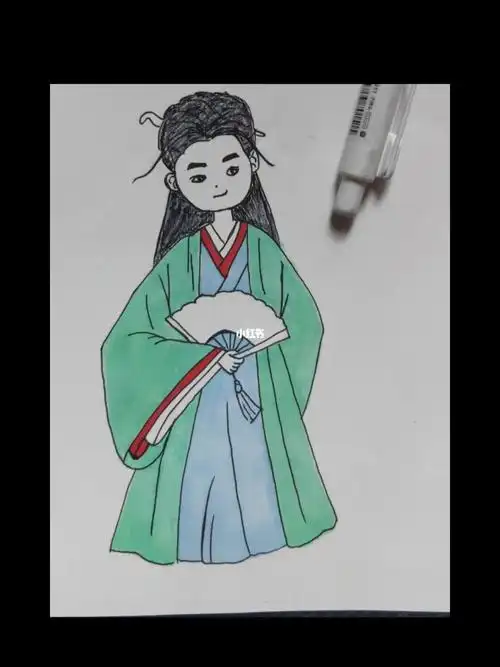 简笔画  张哲瀚 龚俊_龚俊_张哲瀚_简笔画_山河令_张哲瀚龚俊山河令