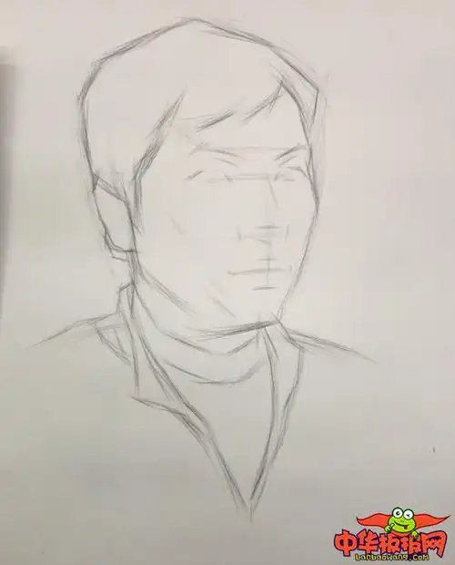 人物素描教程步骤图解,人物素描入门步骤图