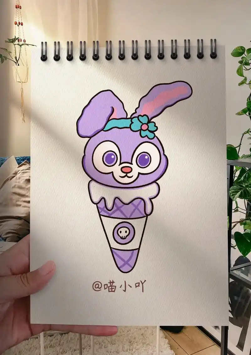 冰淇淋筒风格的迪士尼星黛露,喜欢的宝子跟着我一 - 抖音