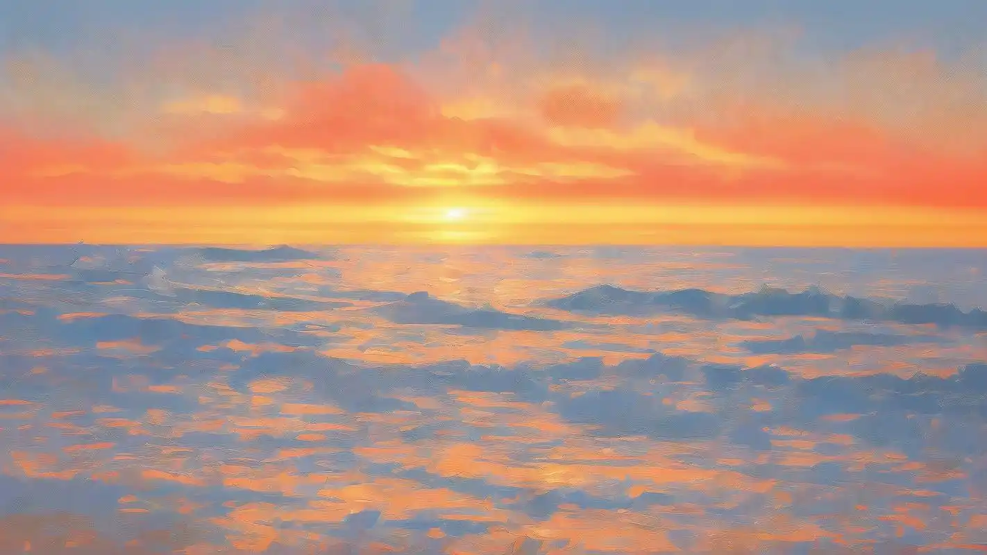 95意境唯美晚霞壁纸,浪漫至极93 94傍晚时分,天空被晚霞染成了