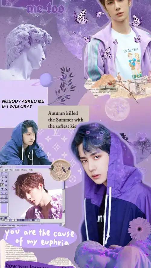 王一博文艺潮流拼贴手机壁纸 第二辑