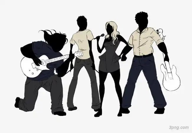 乐队png素材透明免抠图片-其他元素
