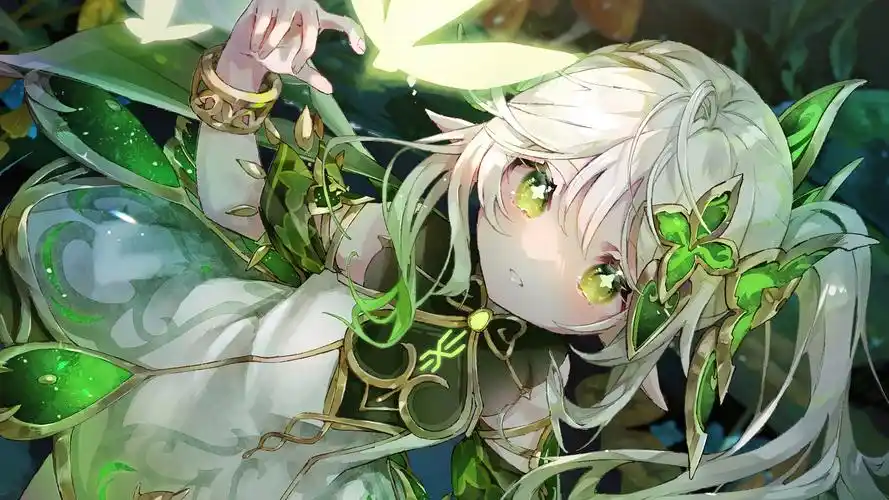 原神genshin impact 白草净华·纳西妲 nahida 小草神 4k壁纸 - 子书