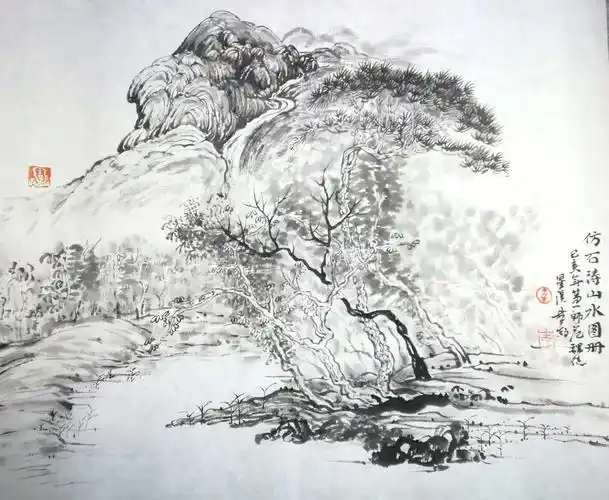 游悟造化"——记李楚智老师临摹,写生,游悟创作三位一体的山水画教学