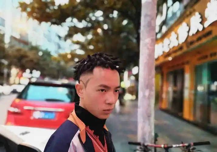 盆栽脏辫男生短款