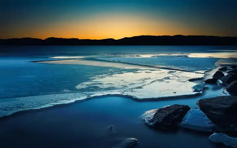 唯美傍晚海边风景风景壁纸