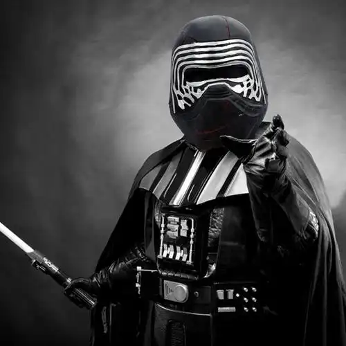 星球大战9周边 凯洛伦乳胶面具star wars暴风白兵 曼达洛人头盔