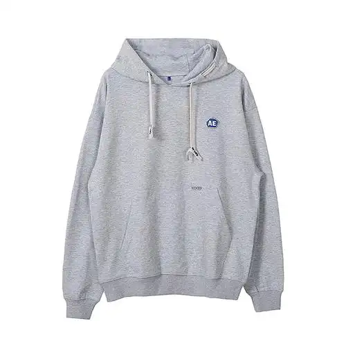 原厂过验易烊千玺ader春季灰色连帽卫衣驼色卫衣