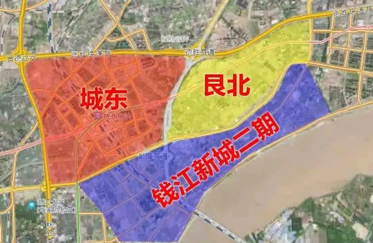 作为"贴隔壁"板块,除了一线江景,基本能共享钱江新城二期的配套,但是