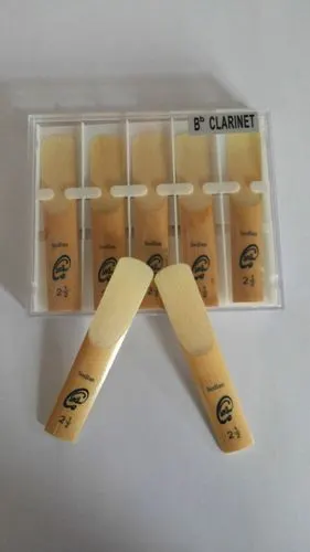 黑管单簧管哨片 高级竹子哨片 吹奏乐器管乐器黑管哨片 一盒10片