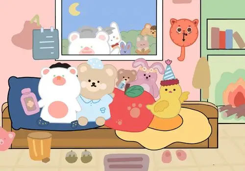 ipad壁纸/电脑壁纸小熊新闻主持人