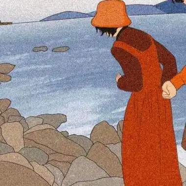 文艺唯美情侣头像手绘爱情与生活息息相关