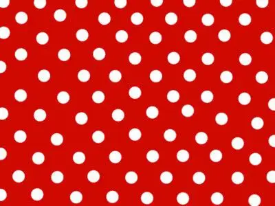 红底白点点
