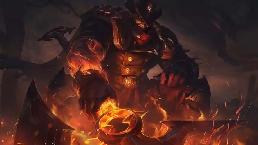 英雄联盟德莱厄斯西部魔影皮肤桌面壁纸