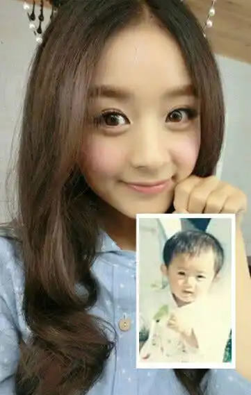 赵丽颖3岁照片曝光,看清五官,才知啥叫"天生丽质"