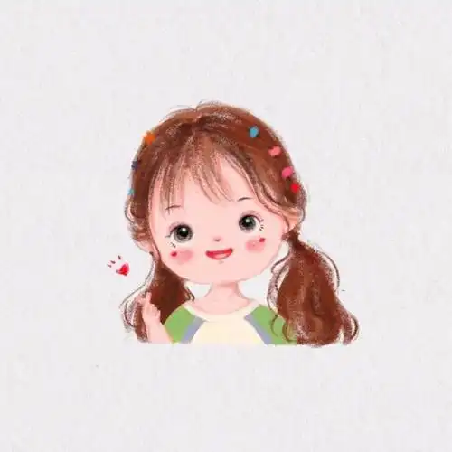 手绘小女孩头像超萌图片高清超萌的手绘可爱头像女生头像