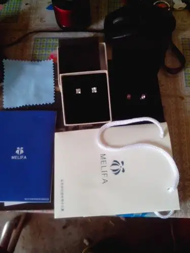 公主方形【2克拉】仿真钻石耳钉 925银耳针女结婚生日礼物 实拍图