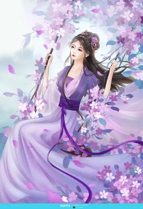 古风插画人物细画薄涂角色插画深入刻画训练