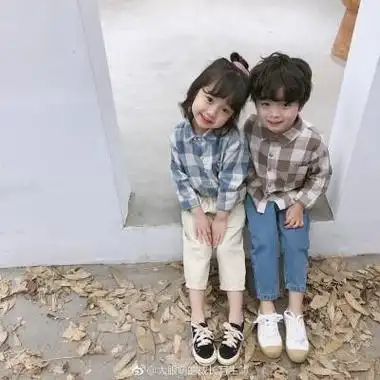 真人小孩可爱情侣头像兄妹 情侣头像图片大全 -【爱个性】