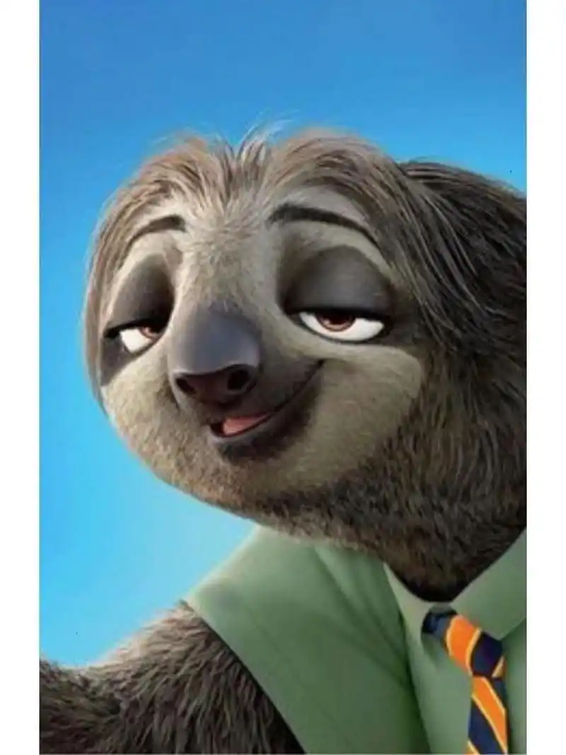 油画棒|动物no.24 树懒闪电 zelin老师说 既然画疯狂动物城 就不能没