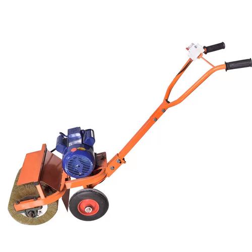 小型手推式电动彩钢瓦翻新打磨除锈机便携工业级除锈打磨机3kw手