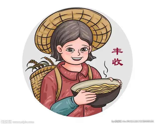 丰收插画设计图__广告设计_广告设计_设计图库_昵图网nipic.com