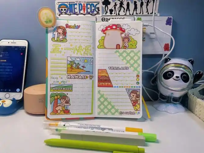 weeks小麻薯手帐排版五月一日