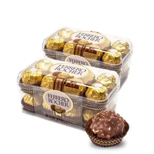 ferrero 费列罗 榛果威化巧克力 200g 16粒装 意大利进口 2份装报价_