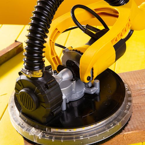 得力工具自吸墙面打磨机无尘机墙壁壁砂纸机抛光机其它电动工具