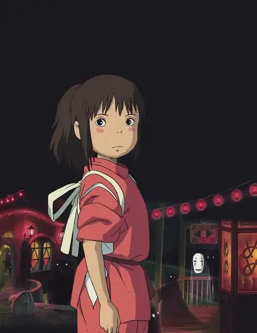 2k手机《千与千寻》荻野千寻海报超高清壁纸 - 日本动漫 - h128壁纸