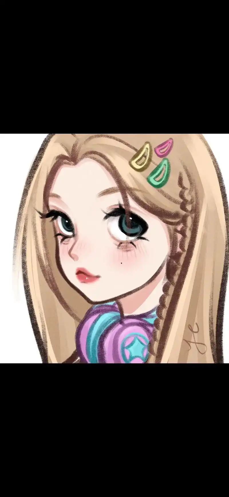 多巴胺甜妹雨琦～#日常摸鱼 #宋雨琦 #日常瞎画 - 抖音