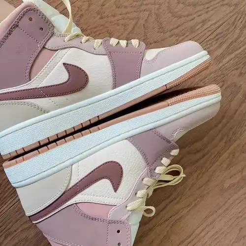 救命aj1这双红豆奶茶色也太适合春天了吧