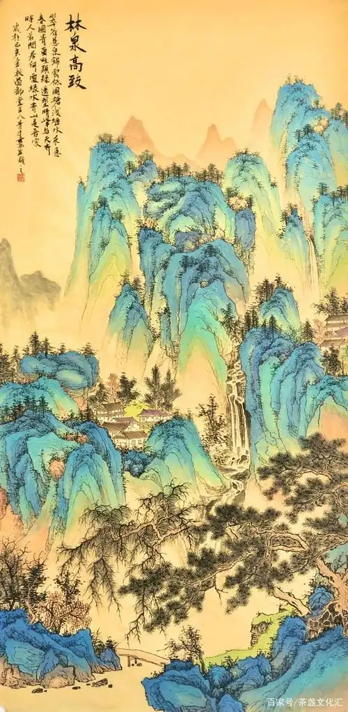 唐宋神韵/古法青绿:画家杨青才老师扎根传统青绿山水的创作之路