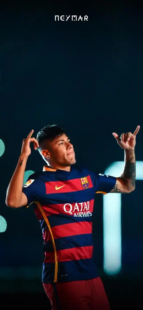 每日足球帅图内马尔手机壁纸精选巴萨篇01