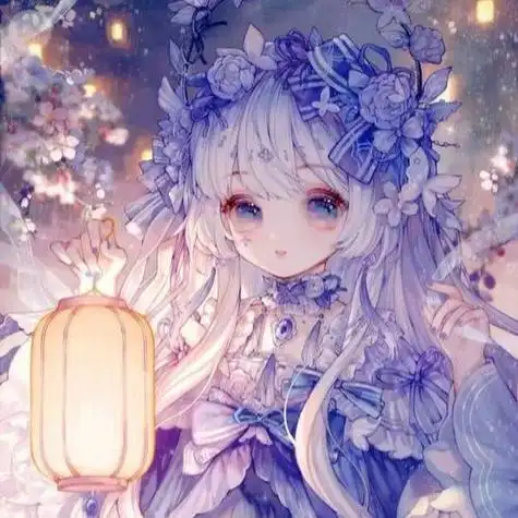 梦幻唯美可爱女生动漫头像图片 二次元少女头像