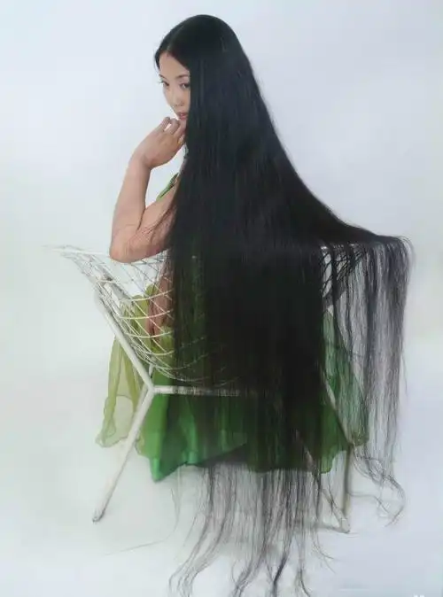 超级长发美女