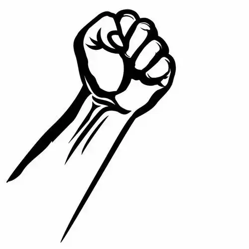 握紧的拳头手绘线条插画8213911矢量图片素材