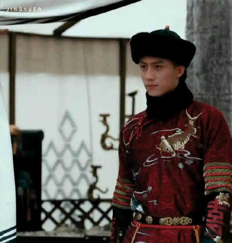 黄景瑜唯一一部古装剧,《半妖倾城》努尔哈赤的造型,古装的适配度可以