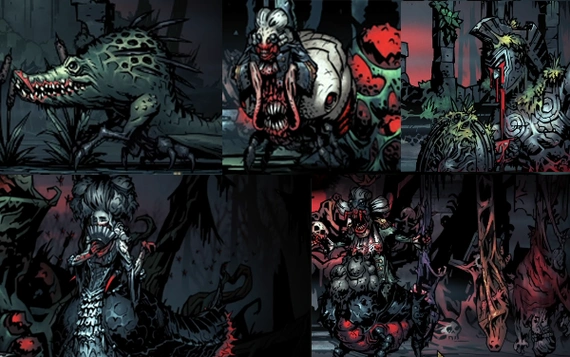 【暗黑地牢1】猩红庭院cc本boss合集(极暗)