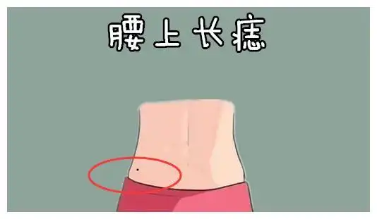 身体5颗福禄痣男人升官女人生金儿女双全老了福禄寿全