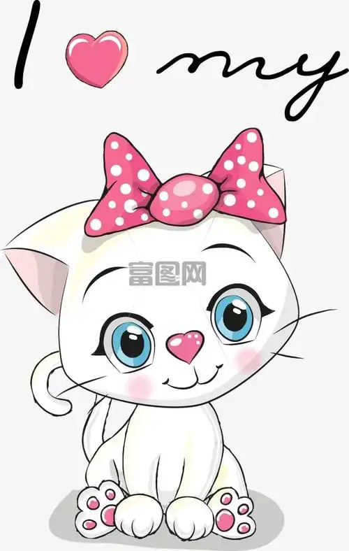 矢量可爱手绘小动物