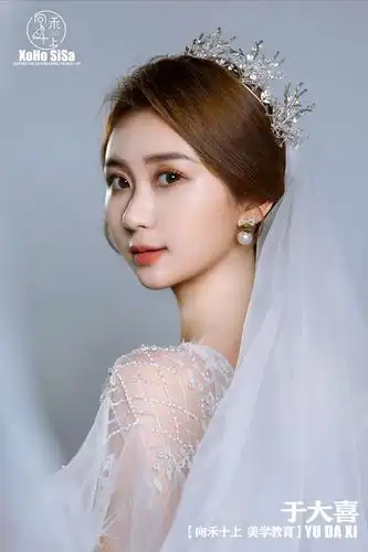 白纱新娘造型