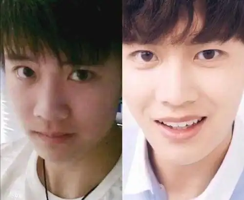 今天看到国超小时候的照片,气质真好,又乖又嫩,一身正气,所以黑发他不