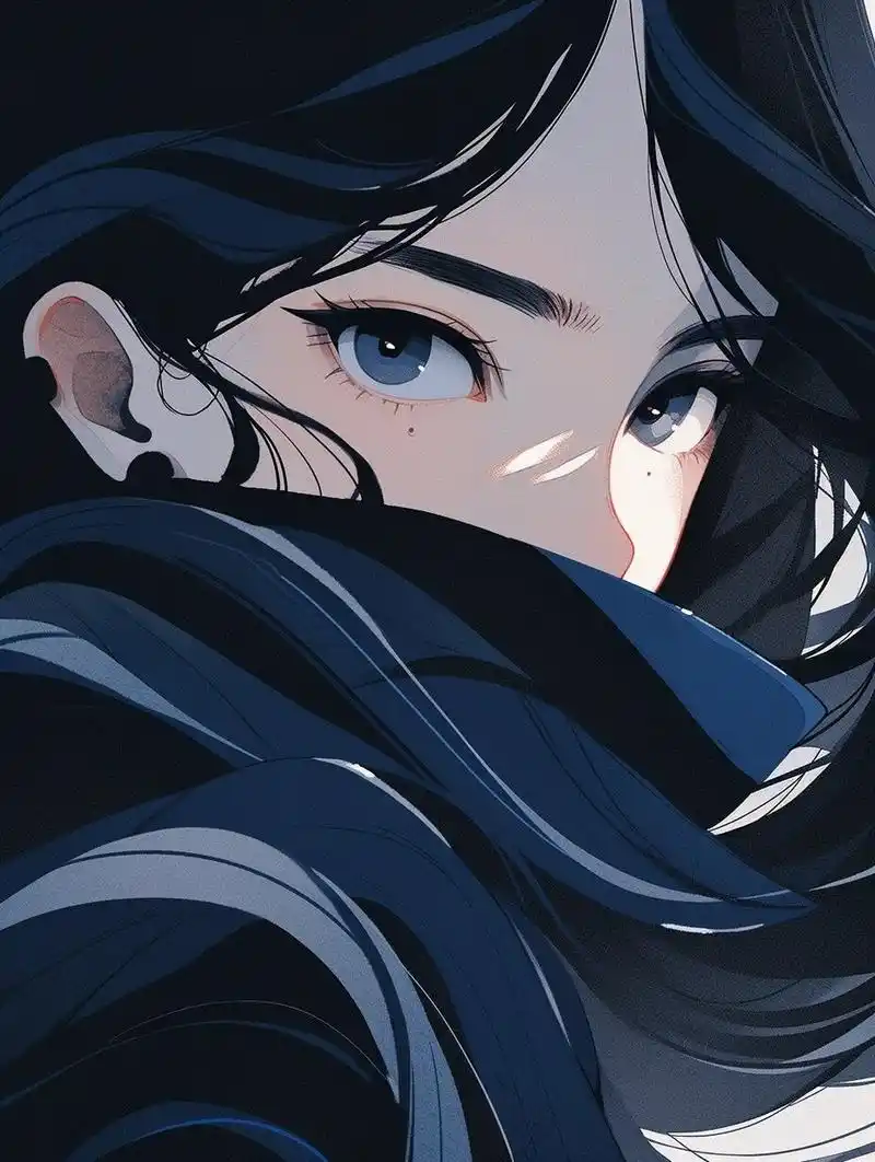 女生头像_高冷蒙面女孩97