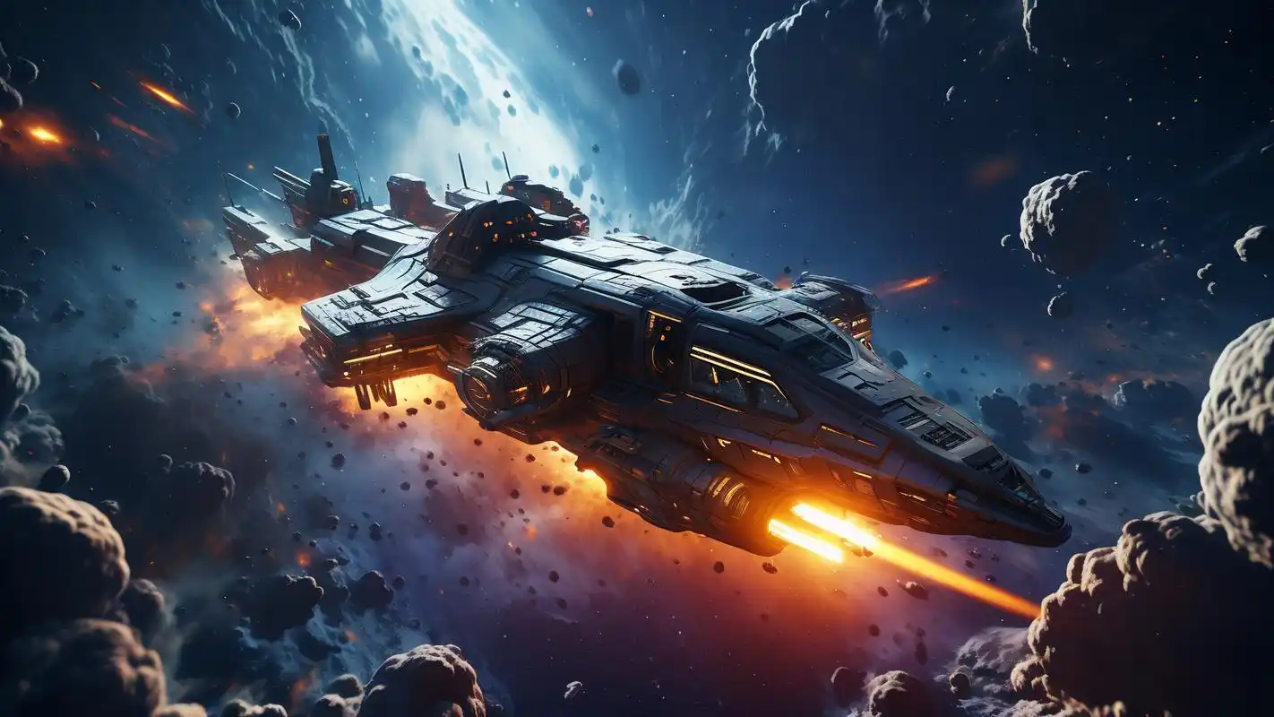 04不管是不是,这些科幻宇宙飞船壁纸,一定能满足你对宇宙的好奇与